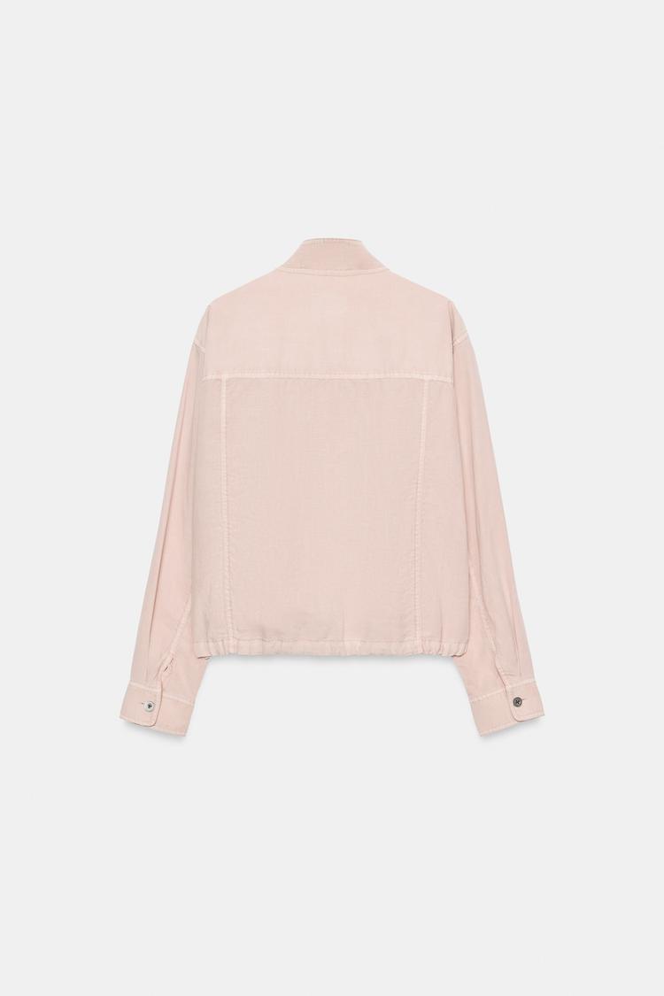 WASHED EFFECT POCKET JACKET