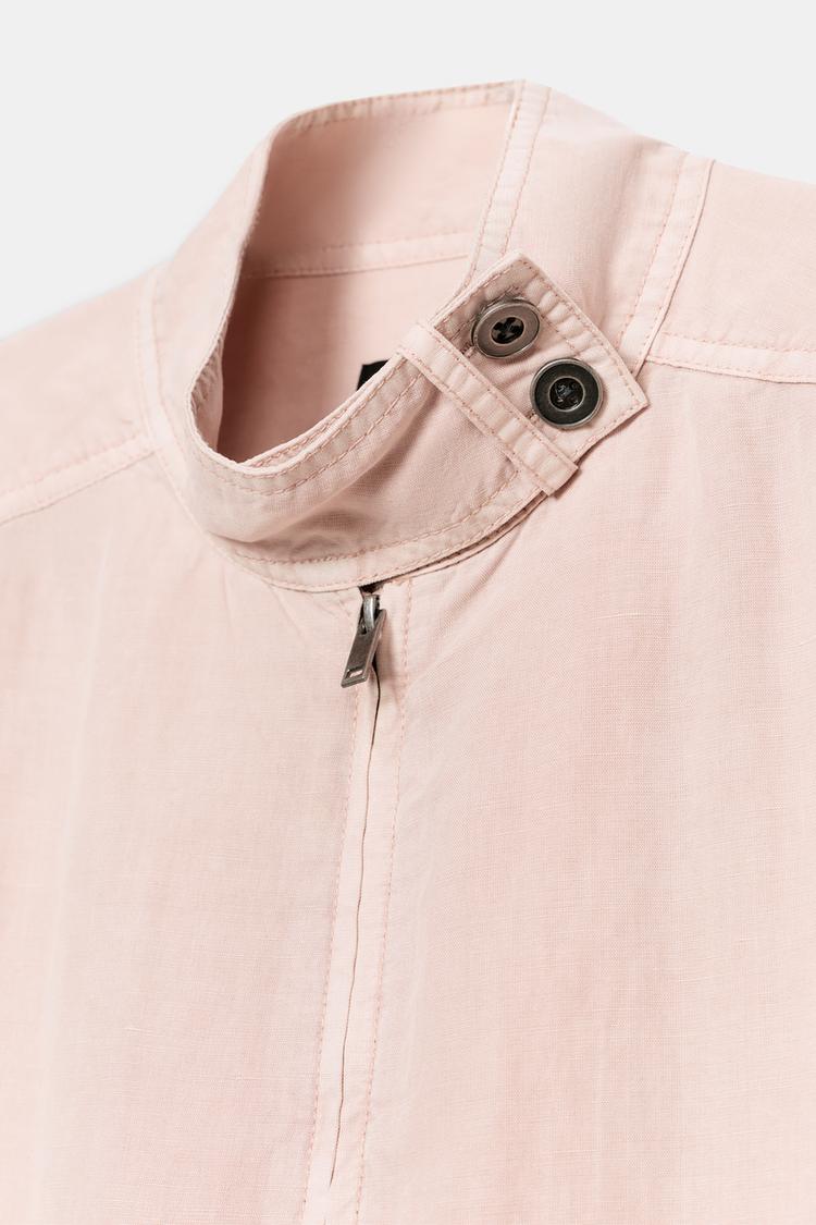 WASHED EFFECT POCKET JACKET